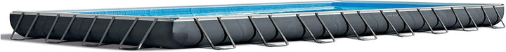 Intex 24′ x 12′ x 52″ Rectangular Ultra XTR Frame Swimming Pool w/ Sand Filter