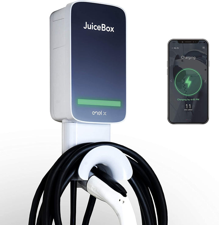 Juicebox 40 Smart Electric Vehicle (EV) Charging Station with Wifi