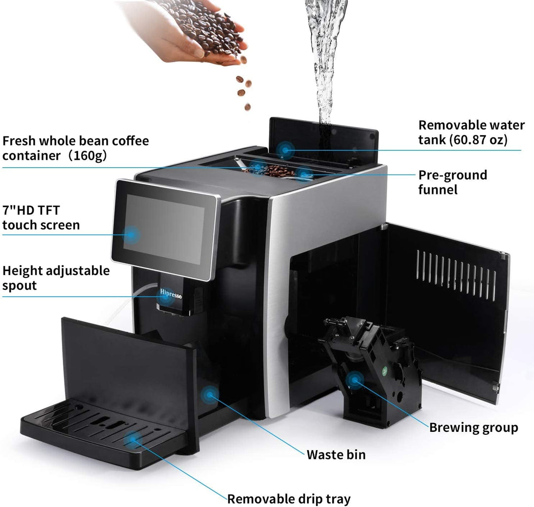 Hipresso Super-automatic Espresso Coffee Machine