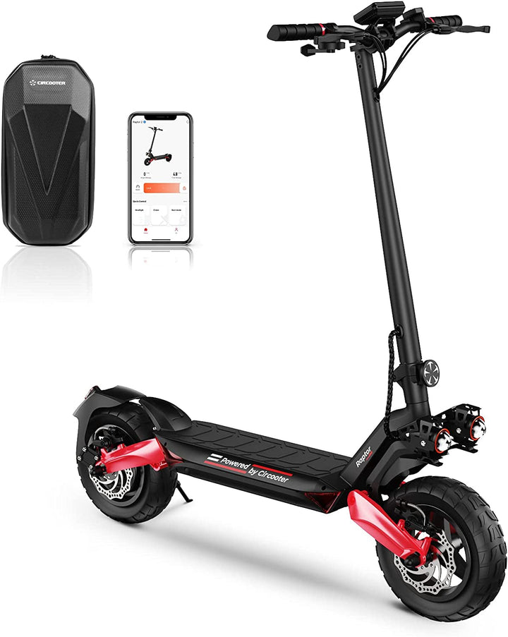 Circooter Electric Scooter Adult with Smart APP, 1600W/800W Motor, 28 Mph Top Speed