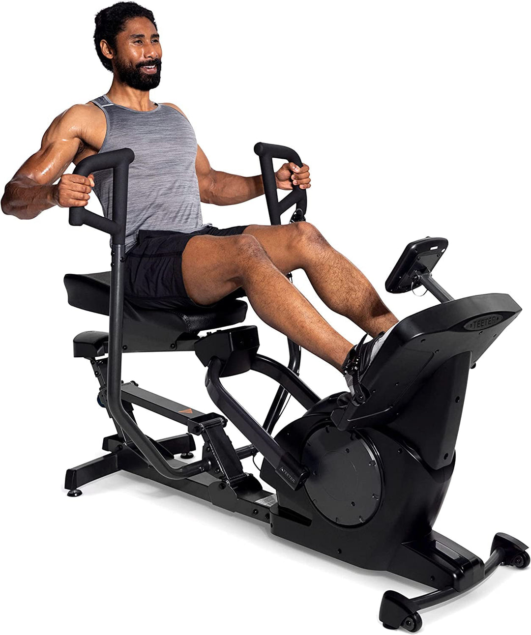 Teeter Power10 Rower with 2-Way Magnetic Resistance Elliptical Motion – Indoor Rowing Machine