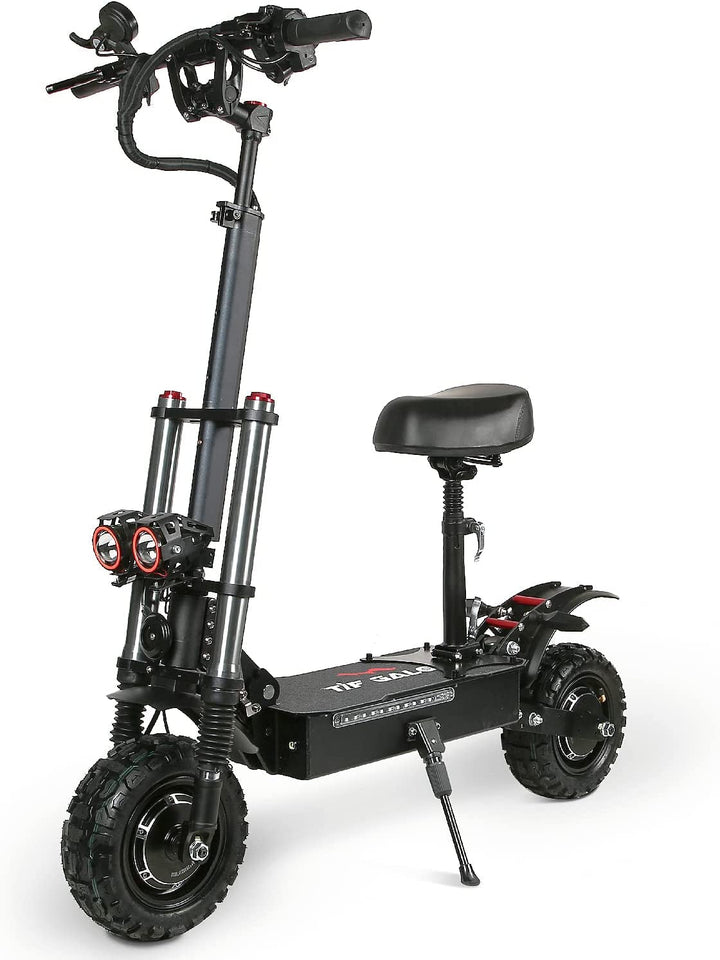 TIFGAOP Electric Scooter High Power Dual Drive 5600W Motor up to 50 MPH and 60 Miles