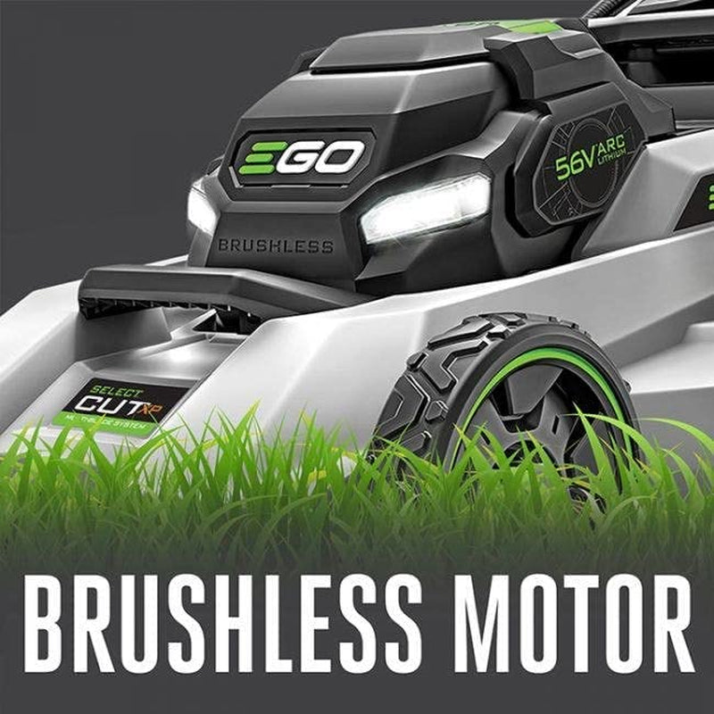 EGO LM2156SP-2 21" Select Cut Self Propelled Lawn Mower with (2) 10Ah Batteries and 700W Turbo Charge