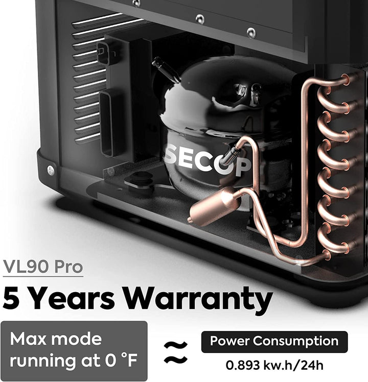ICECO VL90 ProD Portable Refrigerator, Multi-directional Lid